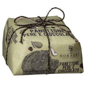 Panettone Pere e Cioccolato Borsari 1000 gr.