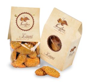 LANGAT biscotti di pasta frolla in scatola NOCCIOLARTE