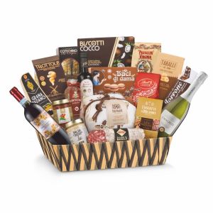 Confezione Gastronomica Natalizia CESTO PRESTIGIO 19 pz.