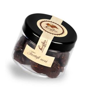 TARTUFI NERI al cioccolato fondente e nocciole NOCCIOLARTE