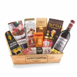 Cesto Gastronomico Natalizio LA CONTADINA 11 pz.