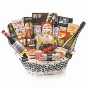 Cesto Gastronomico Natalizio SAPORI DELLA TRADIZIONE 22 pz. Villa Guelfa